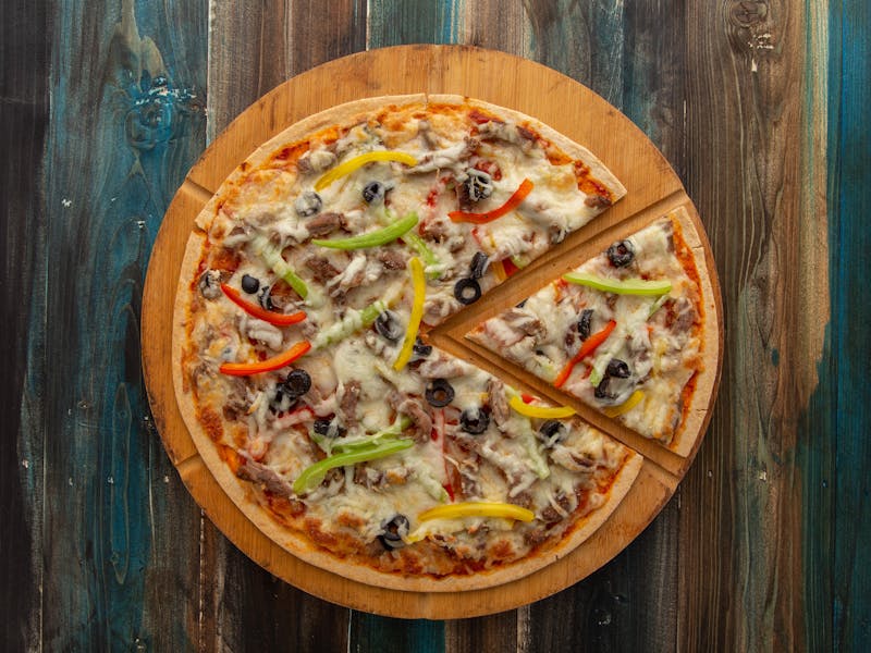 BBQ Chicken Pizza with smoky barbecue sauce
